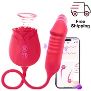 RosyMary 2026 Upgraded App-Controlled Rose Suction Vibrator with G-Spot  Stimulation, Smart Toy for Couples