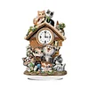 Diamond Painting Acrylic Cats House  Clock Ornament