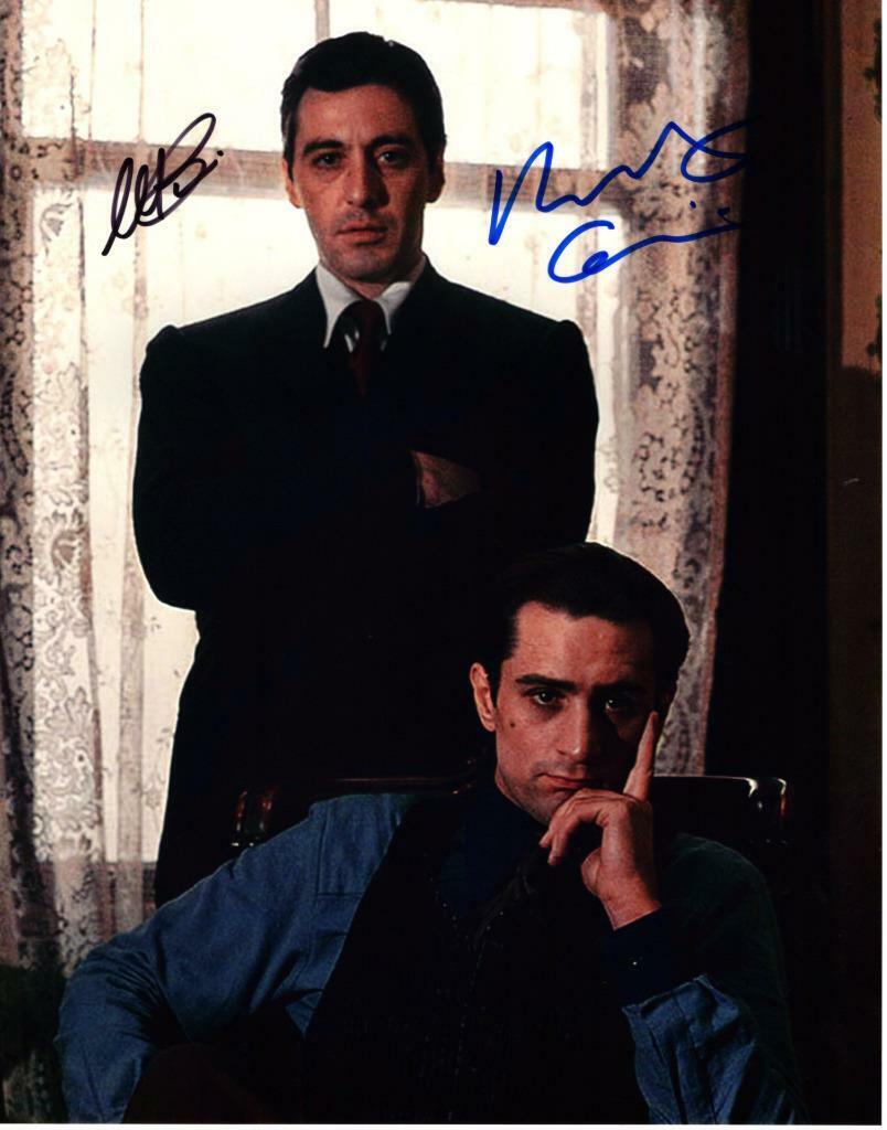 Robert DeNiro Al Pacino signed 11x14 Photo Poster painting autographed Picture Pic and COA