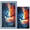 (US Local)Wolf -11CT Stamped Cross Stitch Kit(40x70cm)