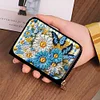 Diamond Painting Flower Wallet Diamond Painting Card Holder Coin Purse