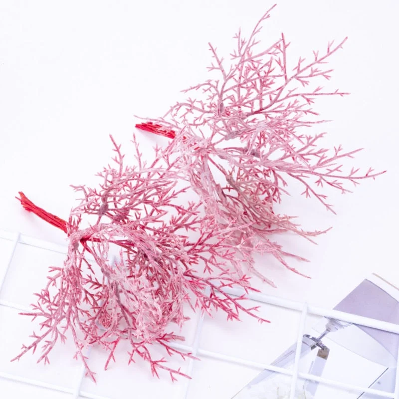 10pcs Mini Artificial Plant Green Acorn leaf Flower For Wedding Home Wreath Decora DIY Scrapbooking Craft Christmas Accessories