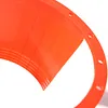 2Pcs 6.5Inch Car Audio Refit Speaker Waterproof Cover Red Car Audio Speaker Ring