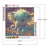Diamond Painting-5D Full Round Drill Elephant