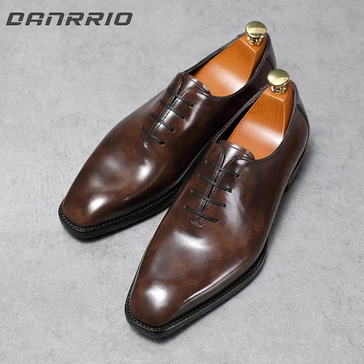 DANRRIO Cowhide Oxford Men's Business High-end Formal Leather Shoe DANRRIO.COM DANRRIO