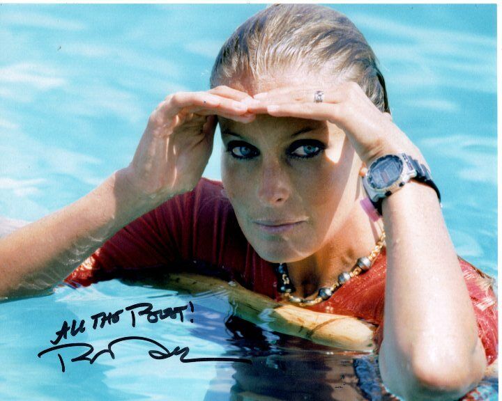 BO DEREK signed autographed SEXY POOL 8x10 Photo Poster painting