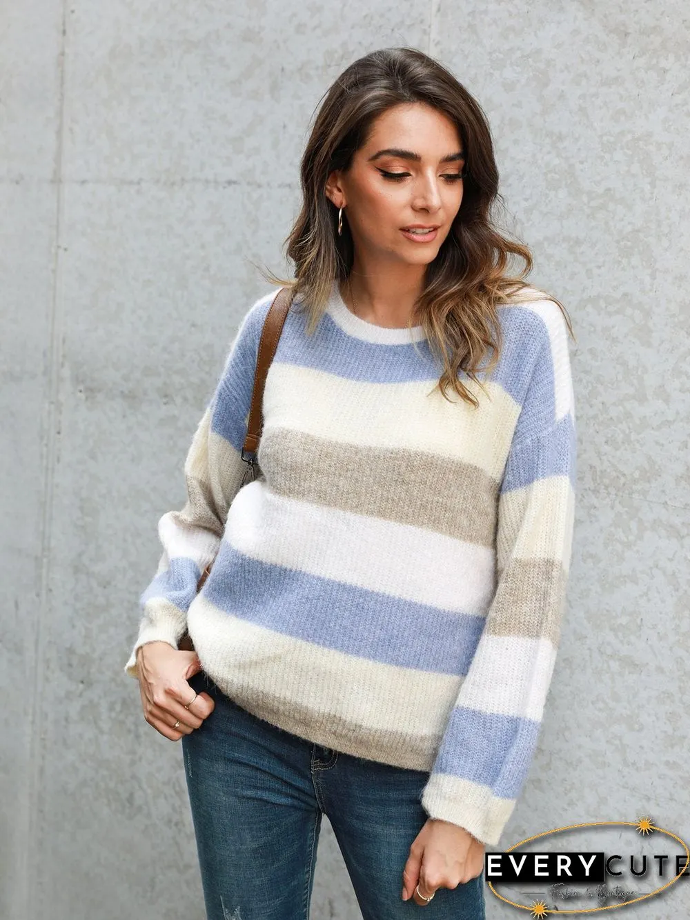 Casual Crew Neck Long Sleeve Shirts & Tops