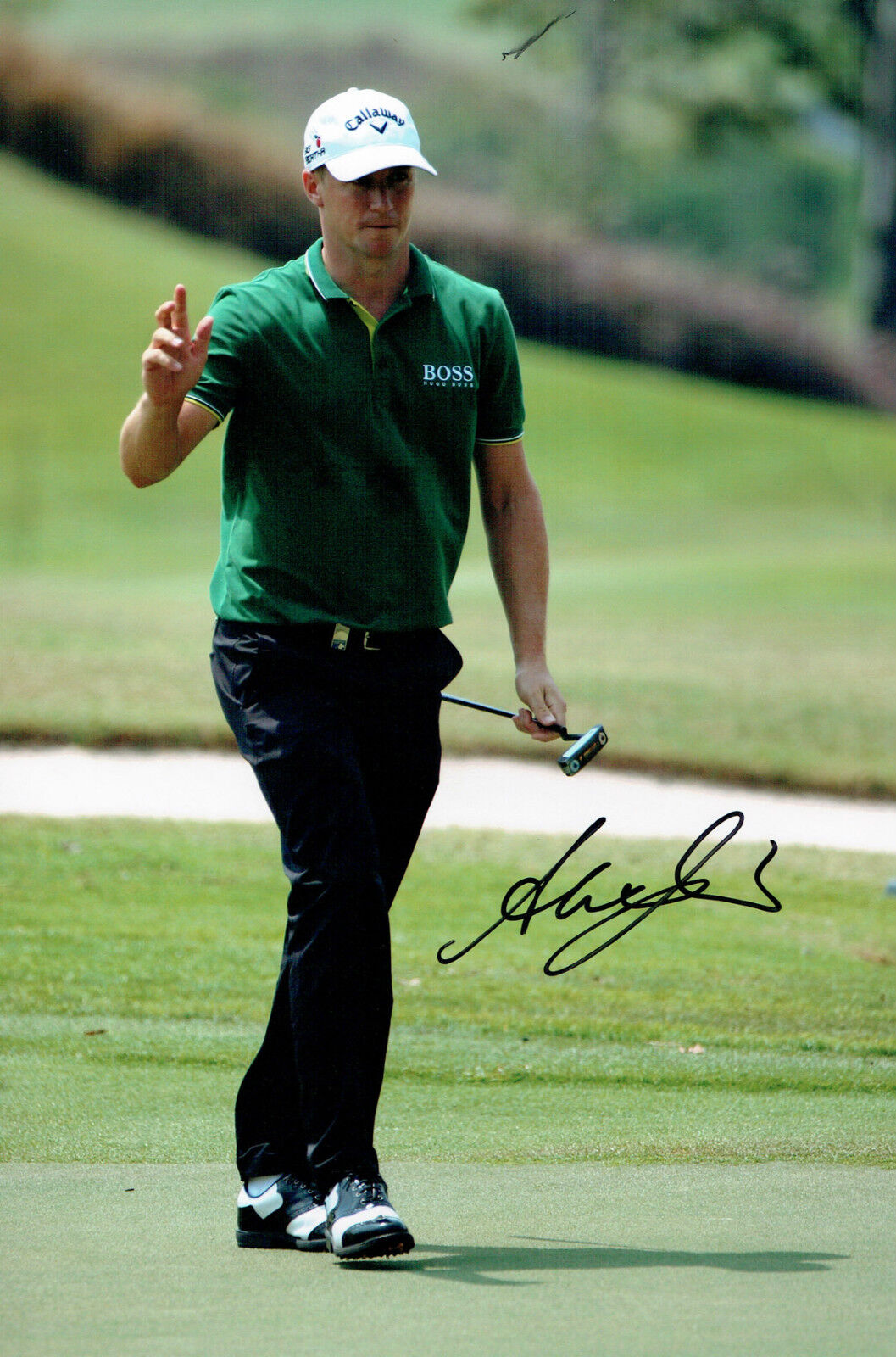 Alexander Alex NOREN 12x8 Photo Poster painting Signed Autograph Tour Winner Golf AFTAL COA