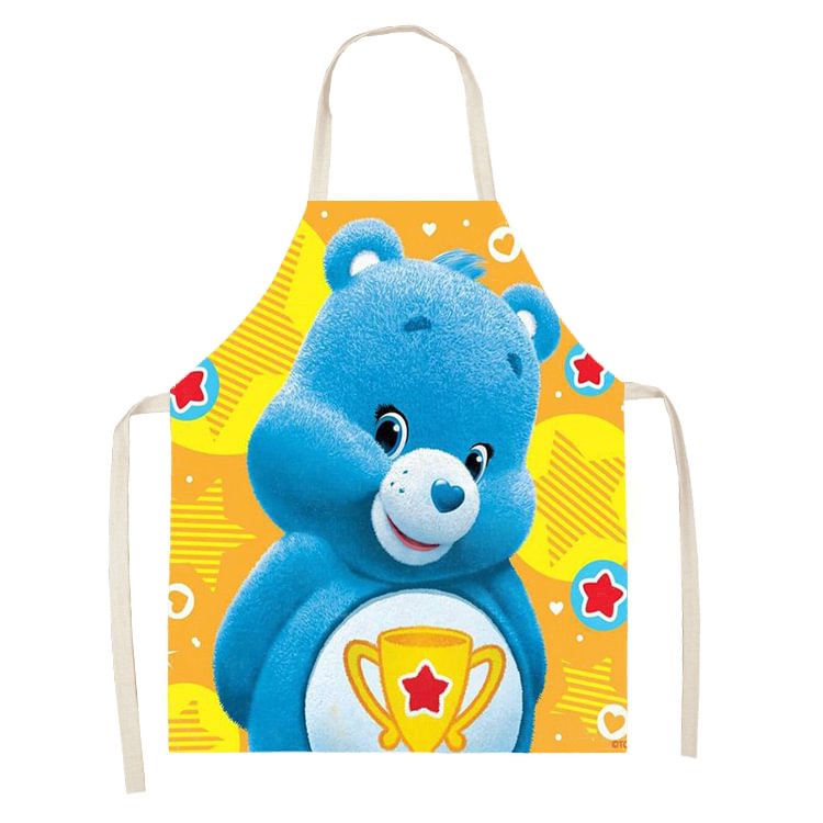Waterproof Linen Kitchen Apron - Care bear letclo 