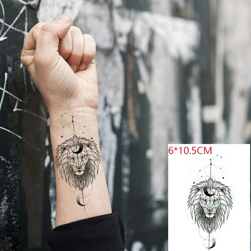 Temporary Tattoo sticker Alice In Wonderland Cheshire Cat Ink painting watercolor flash tatoo fake tatto for men women