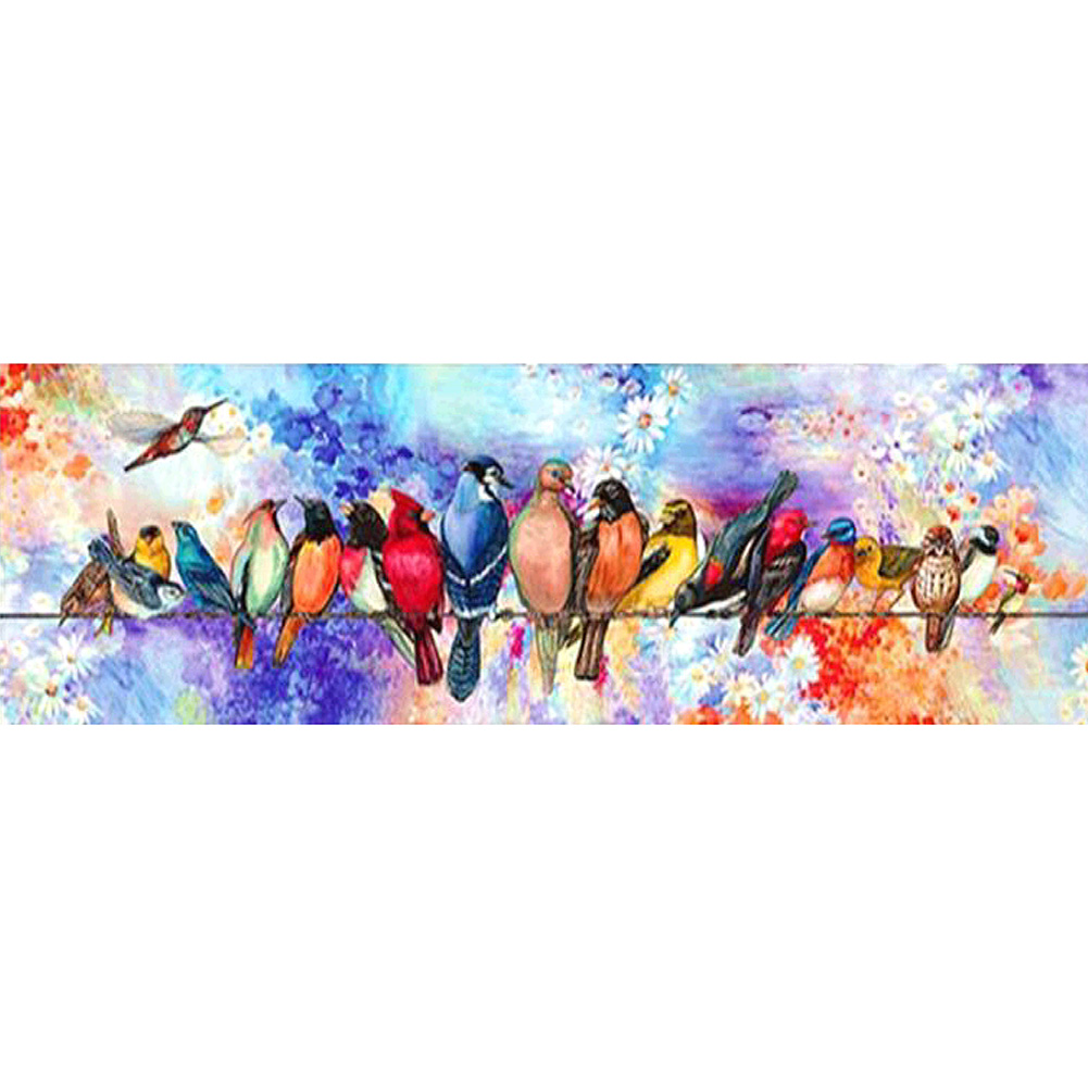 

Birds - Round Drill Diamond Painting - 80*30CM (Big Size), 501 Original
