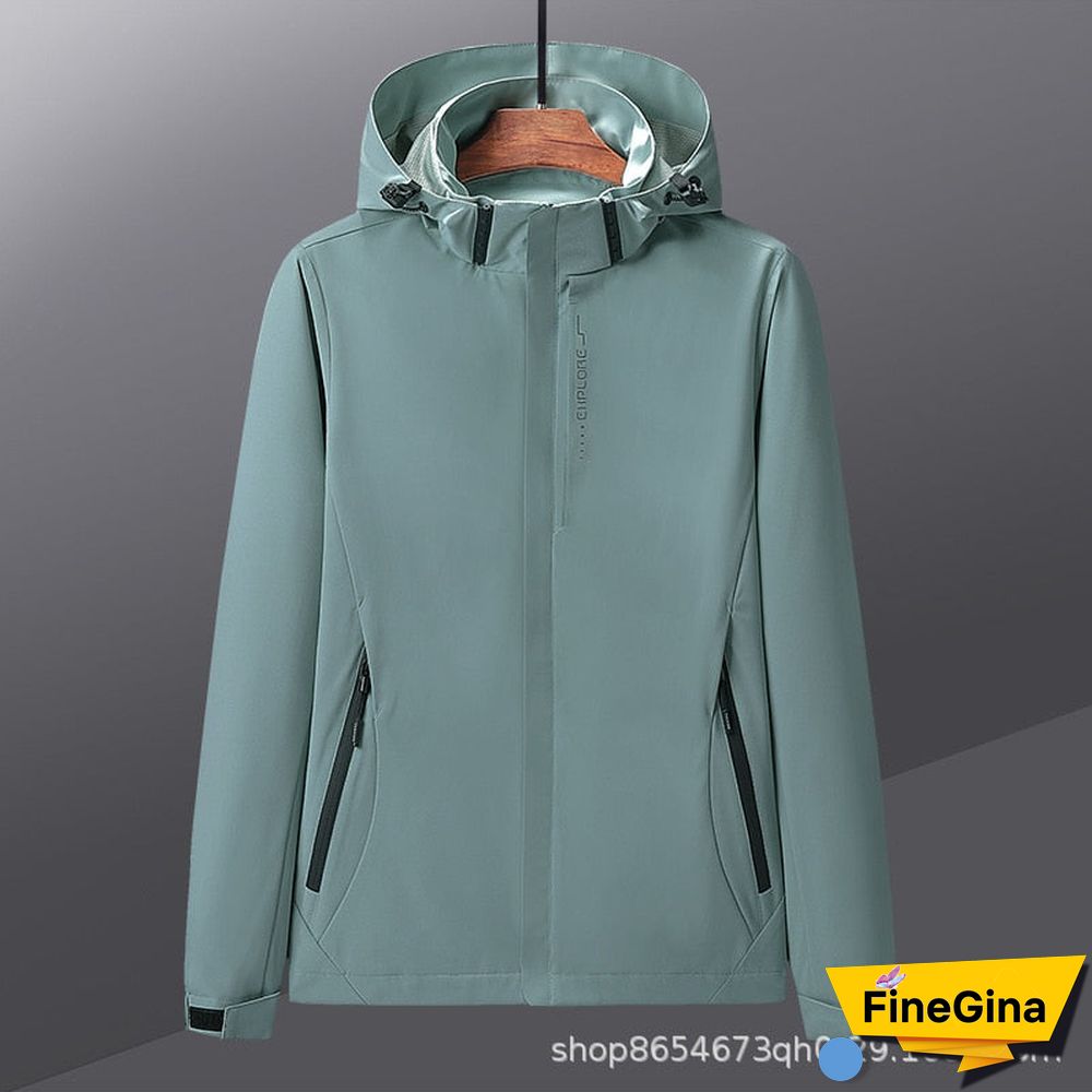 Men Women Windproof Waterproof Outdoor Sports Jacket Spring Autumn Thin Windbreaker Male Female Climbing Hiking Cycling Jackets