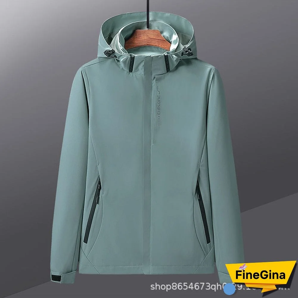Men Women Windproof Waterproof Outdoor Sports Jacket Spring Autumn Thin Windbreaker Male Female Climbing Hiking Cycling Jackets