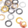 Metallic Spring Circle Buckles DIY Fashion Accessories