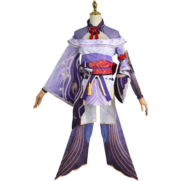 Genshin Impact Baal Raiden Shogun Cosplay Costume Outfits Halloween Carnival Party Suit