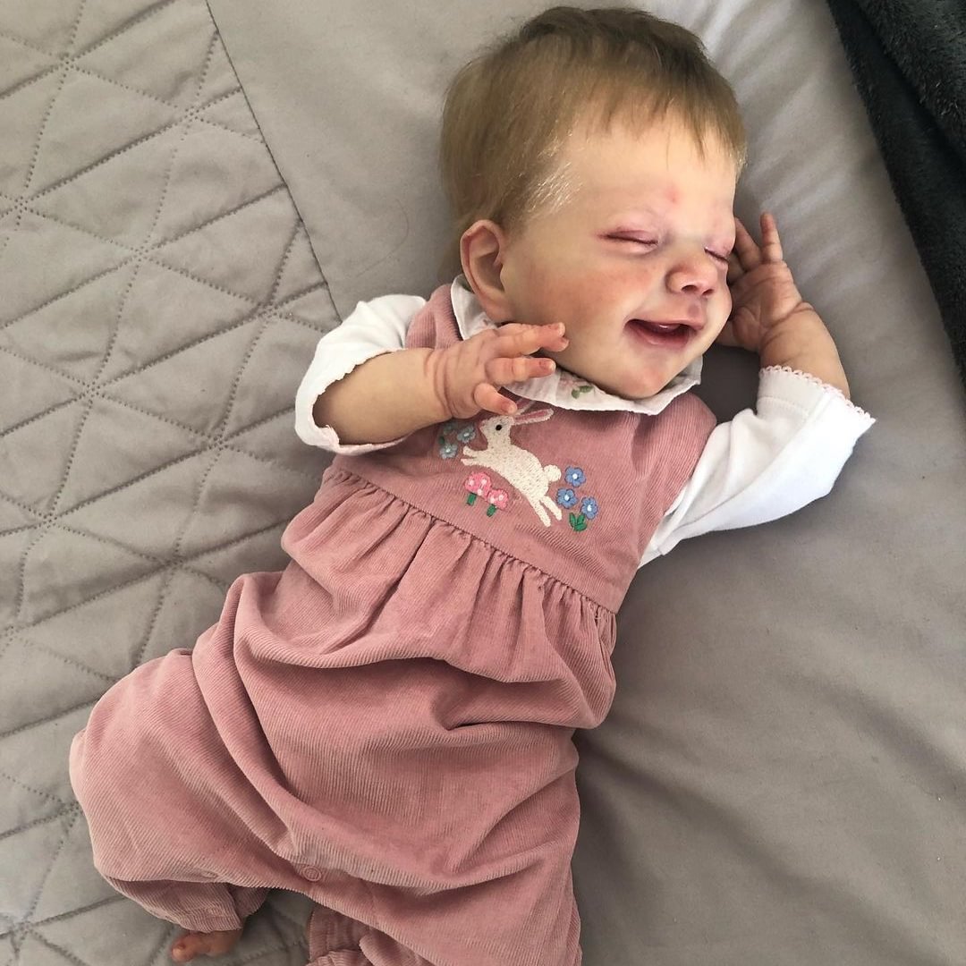 15" Realistic Aliyah Lifelike Reborn Baby Doll-Best Christmas Gift with “Heartbeat” and Sound