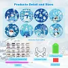 8pcs DIY Diamond Painting Coaster Kit With Holder - Winter Snow