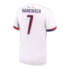 KVARATSKHELIA #7 PSG Away Authentic Soccer Jersey 2024/25 &ndash; UCL