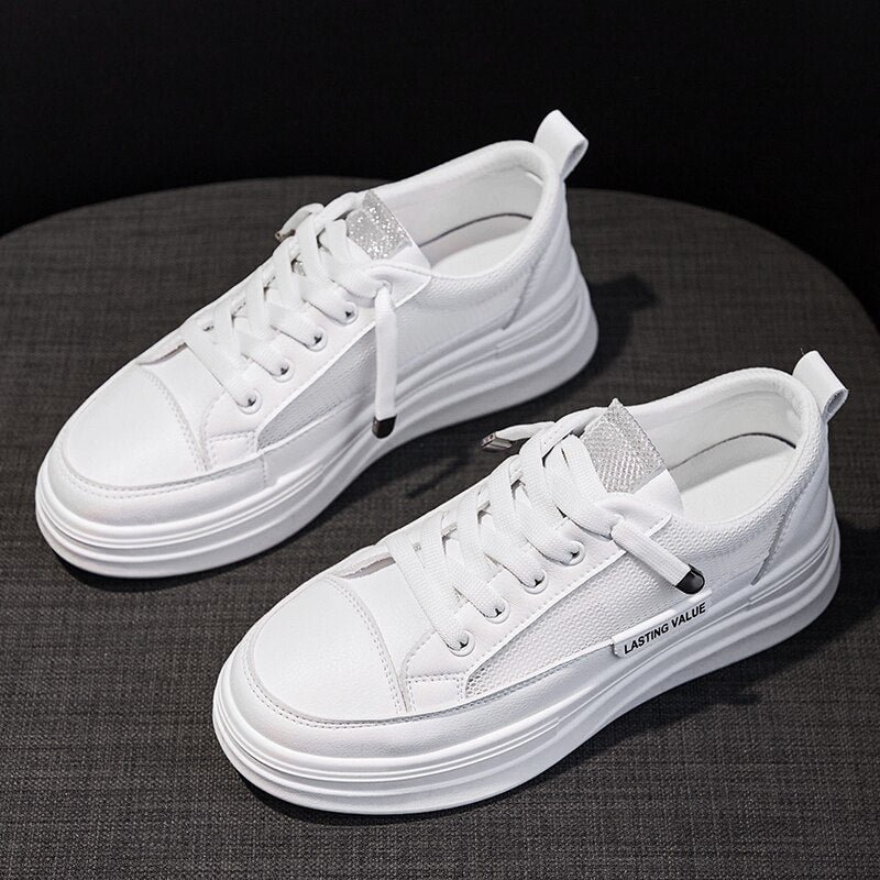 White Shoes Woman 2021 New Summer Platform Sneakers Women Casual Sports Shoes Ladies Tennis Female basket zapatillas mujer