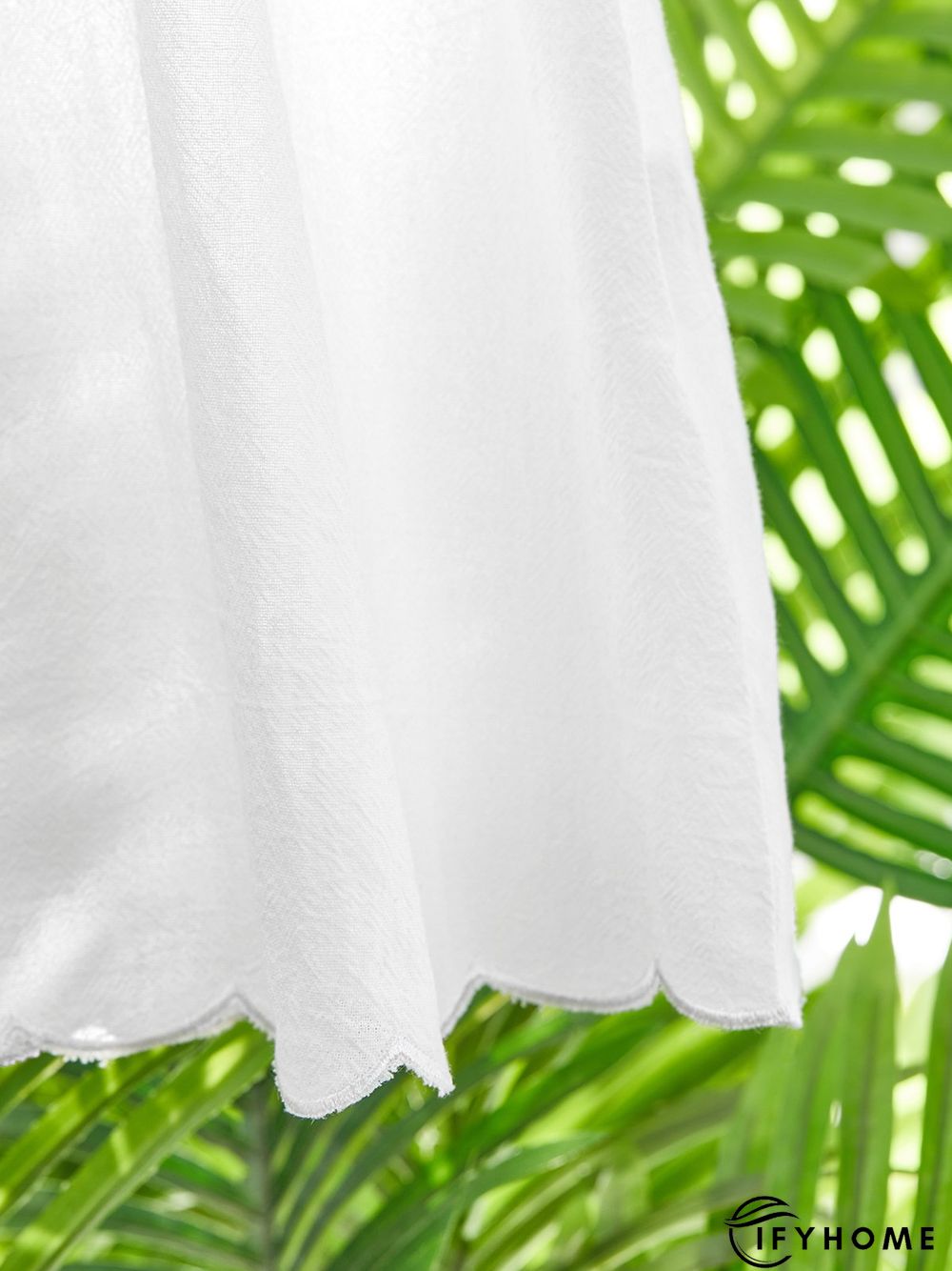 Casual Cotton Loosen Short sleeve Woven Dress | IFYHOME