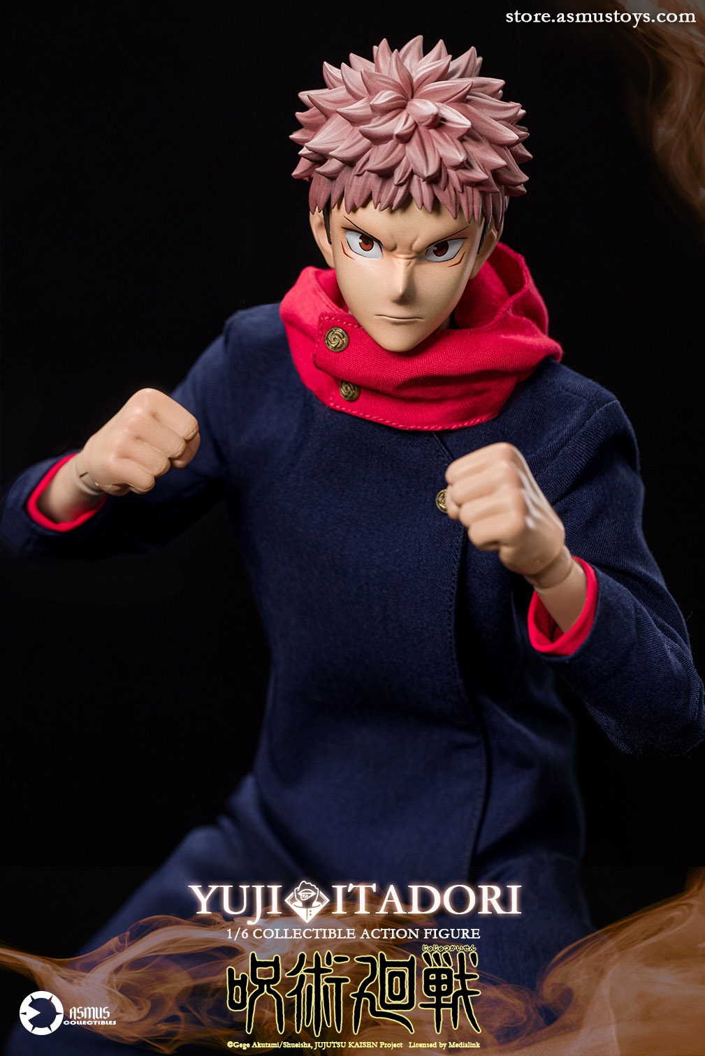 Asmus Toys-Jujutsu Kaisen 1/6 COLLECTIBLE ACTION FIGURE-YUJI ITADORI-JJKS02A-