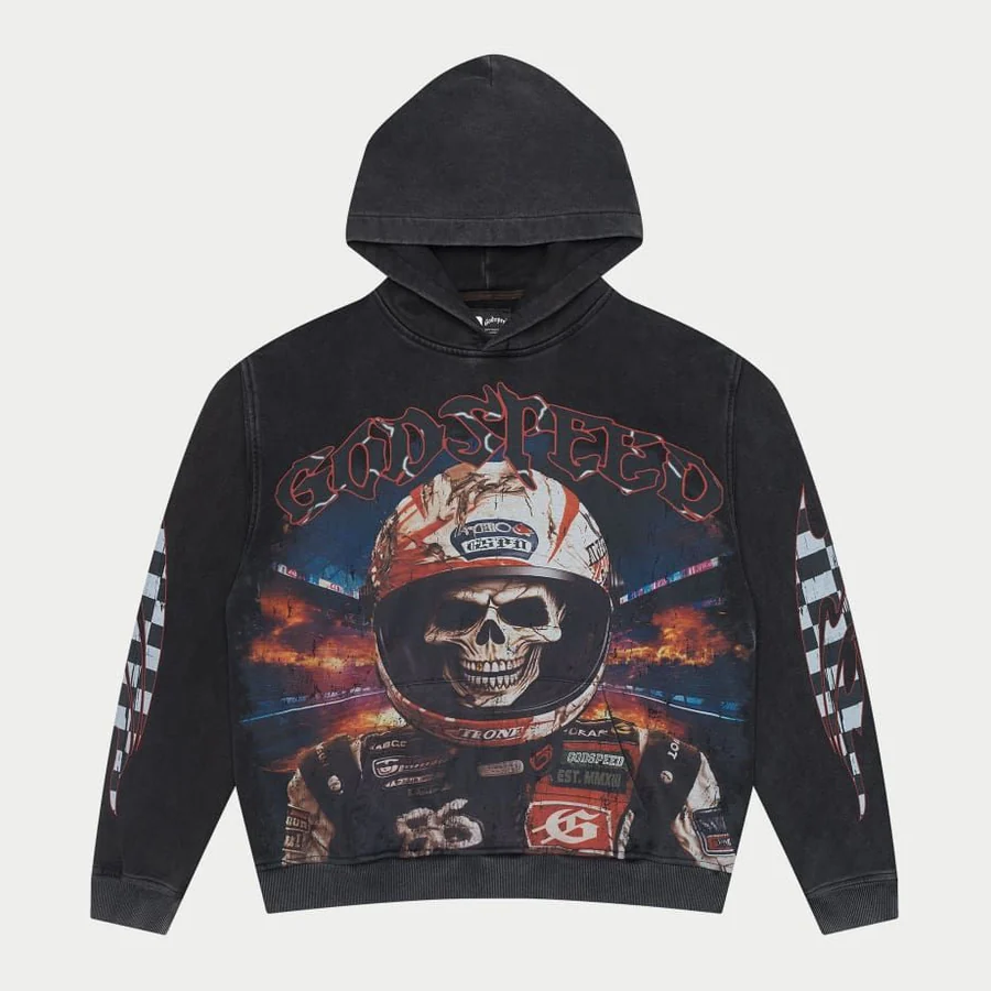 Godspeed Racer Goldie Cotton Long Sleeve Hoodie