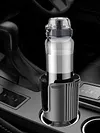 Car Cup Holder Expander Adjustable Fits Less Than 3.7 Large Bottles & Mugs