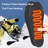 USB Heated Shoe Insoles Electric Heated Shoes Pad Foot Warming Pad for Men Women