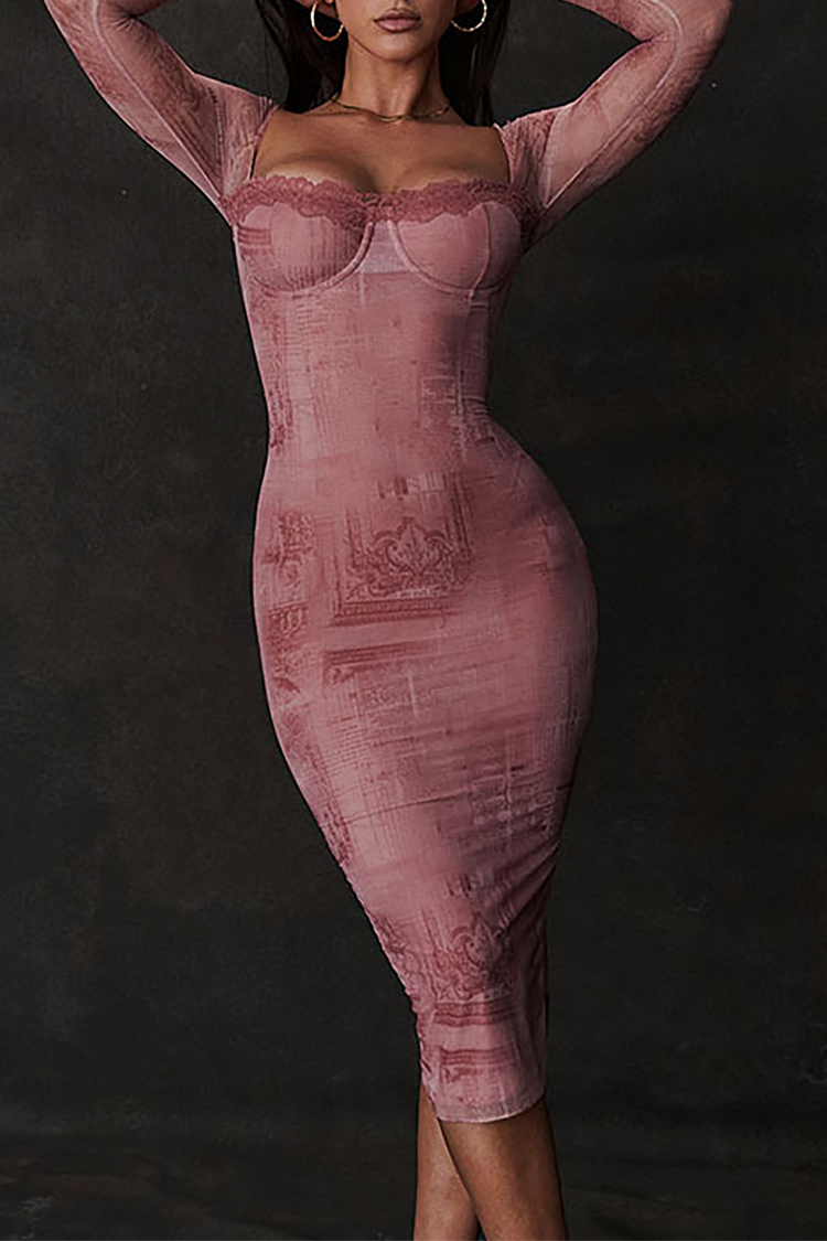 Buy Popwings Pink Bodycon Dress - Dresses for Women 18465432 | Myntra