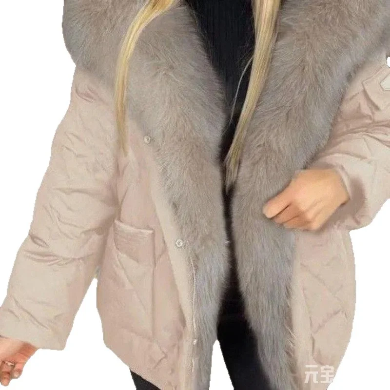 Nigikala Nigikala And Winter New Fashion Women's Temperament Elegant Hooded Long Cotton Clothes