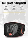 Motorcycle Waist Protector Brace Summer Breathable Waist Support Belt Red