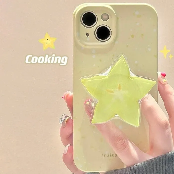 3D Yellow Star Bracket  calligraphy art Phone case For Honor Play 6tpro 6t 5t 5tpro 4t 4tpro 4 Play 3 magu c5 c5pro Soft cover