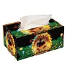 Wooden Colorful Pattern 5D Diamond Painting Tissue Holder Diamond Art Tissue Box
