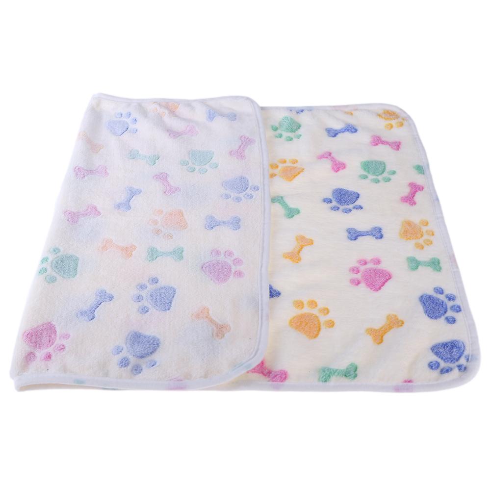 

Winter Warm Soft Coral Velvet Pet Blanket Sleep Mat Dog Bed Puppy Cushion, Beige, 501 Original