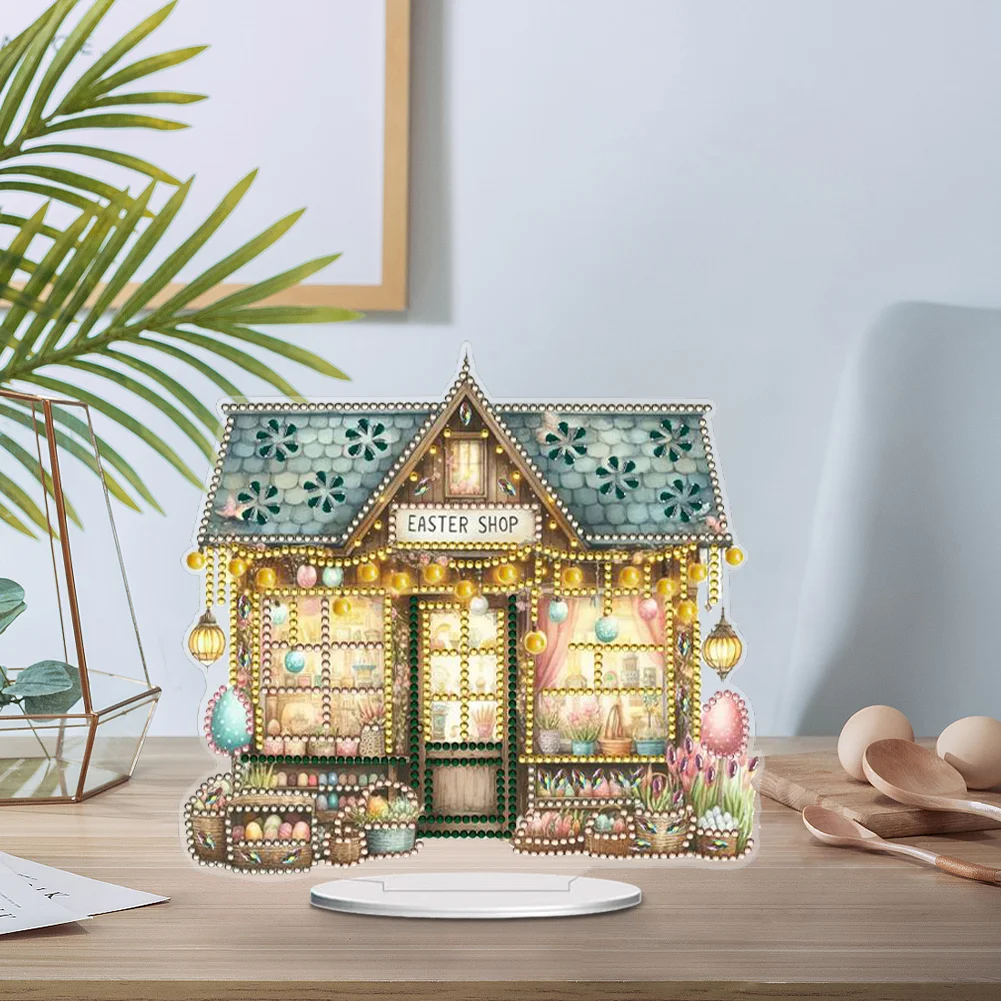 DIY Easter Shop Diamond Painting Ornaments 5D DIY Table Top Rhinestones Decors