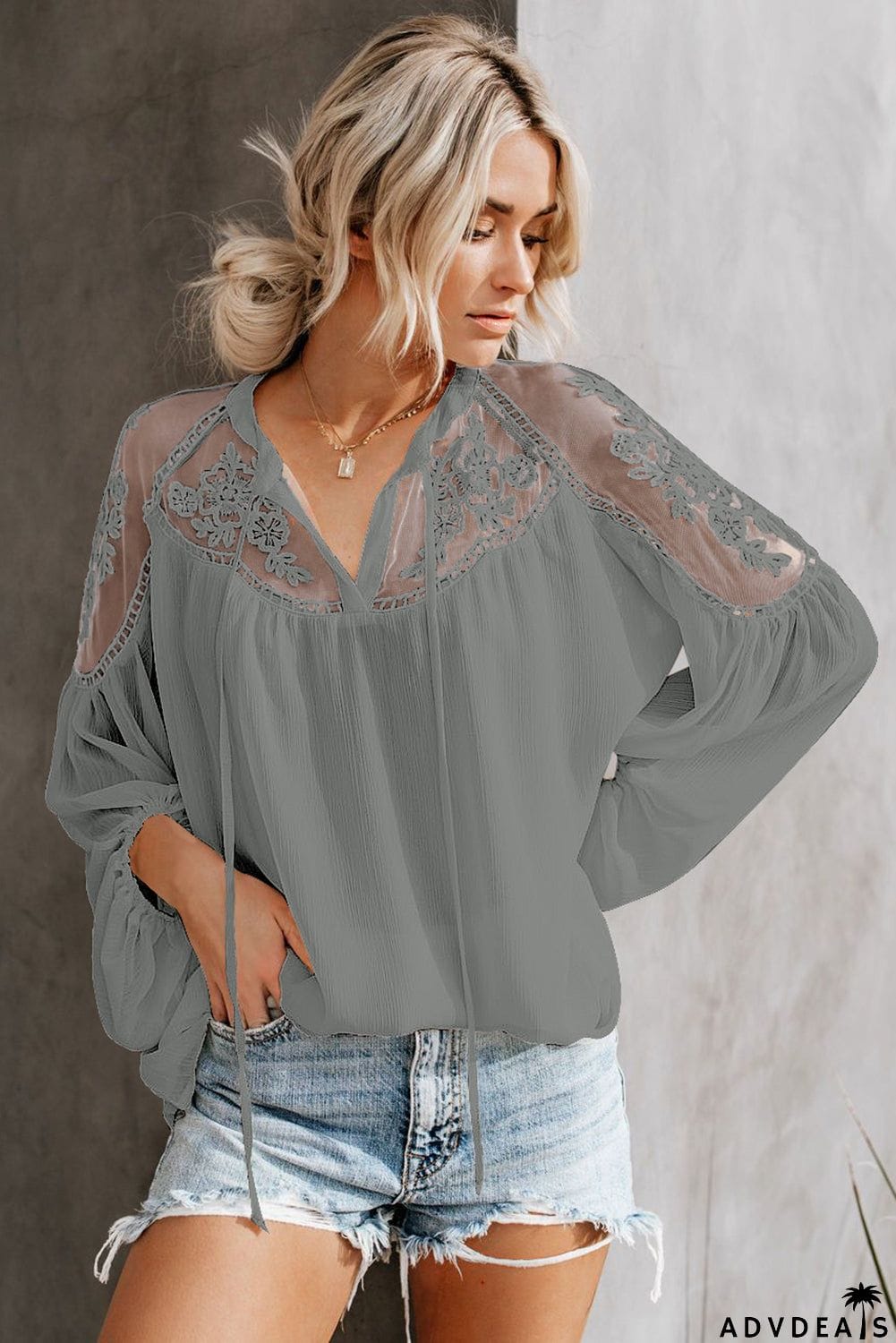 Formal Invitation Lace Blouse