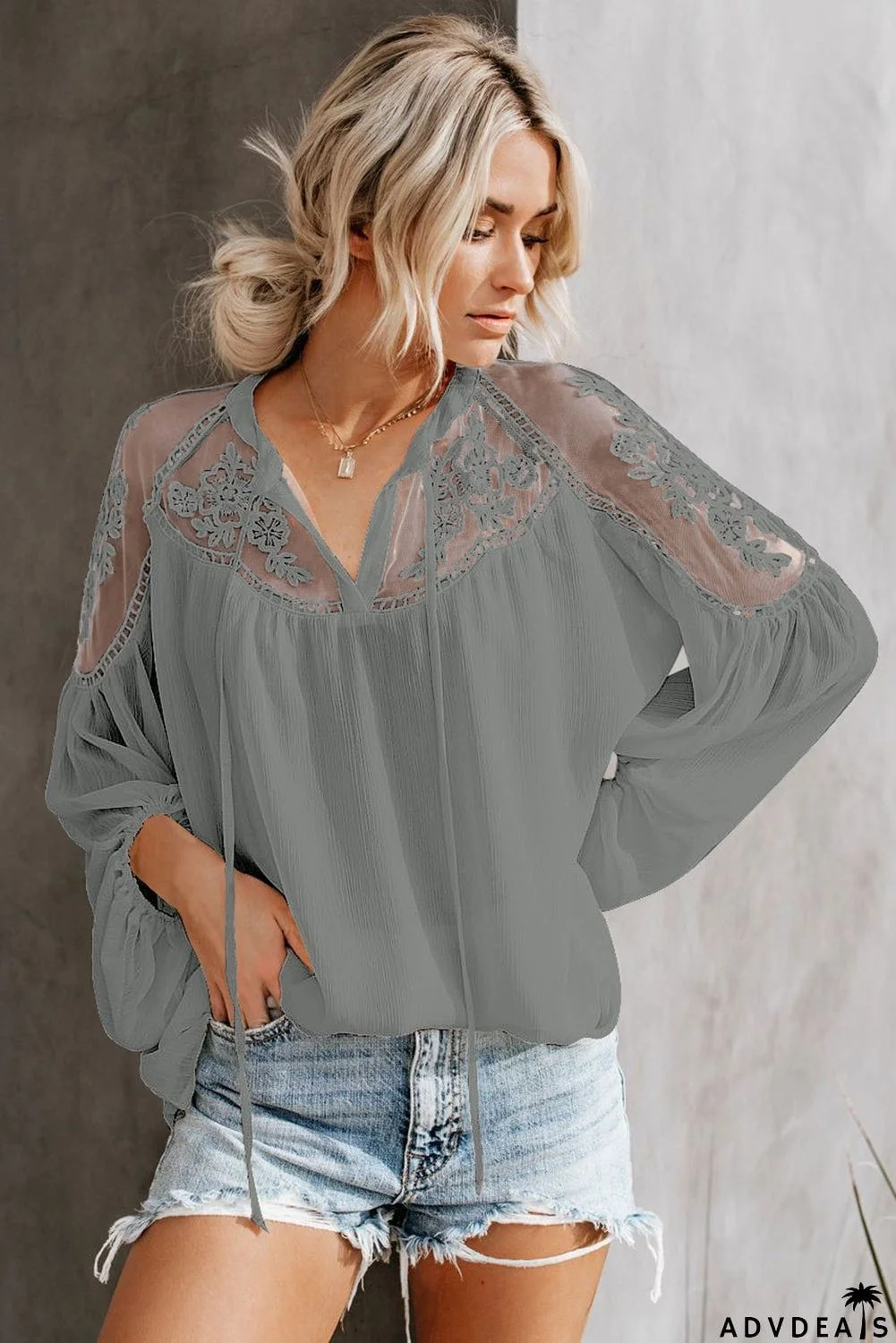 Formal Invitation Lace Blouse