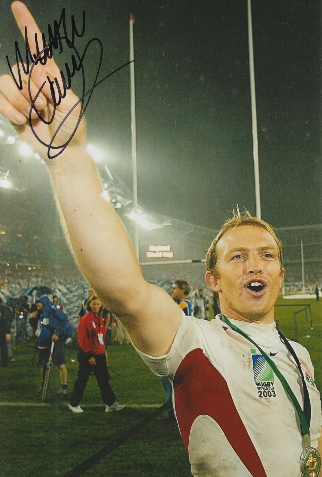 Matt Dawson Hand Signed England Rugby 12x8 Photo Poster painting.