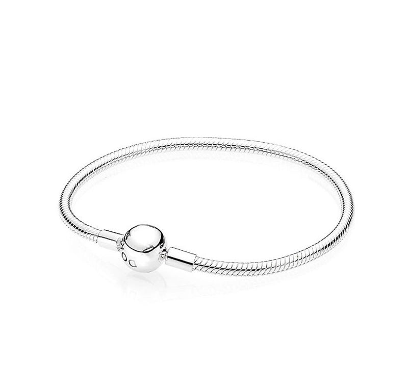 Minimalist Round Silver Plating Bracelets