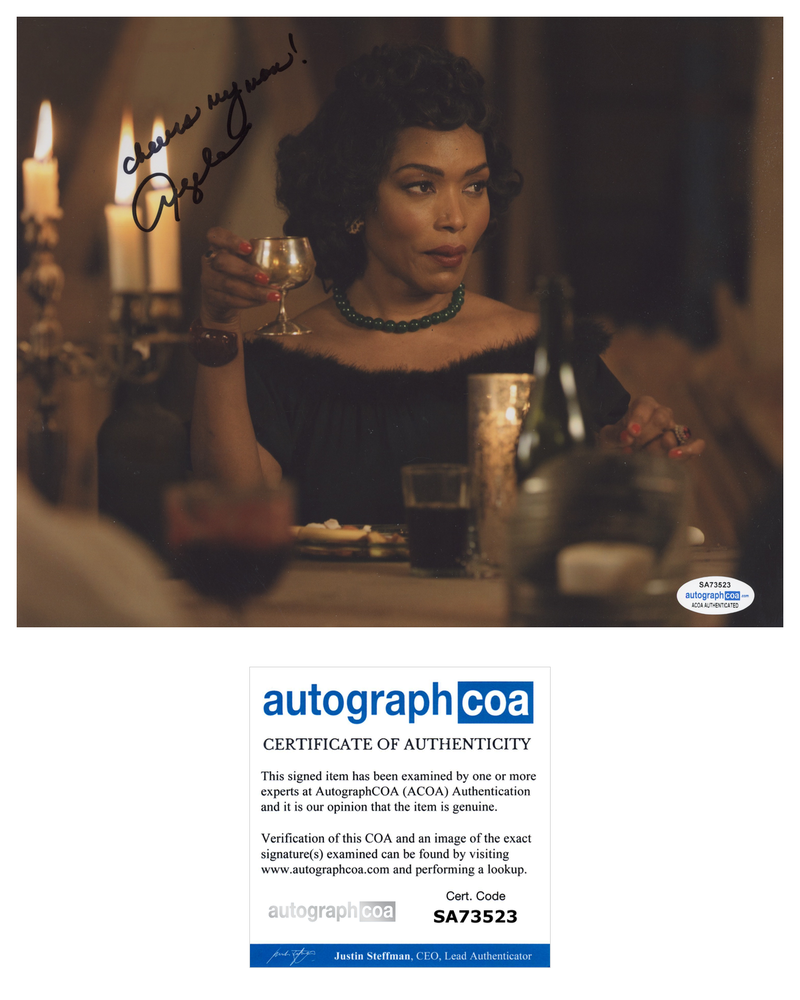 ANGELA BASSETT SIGNED 8X10 Photo Poster painting AUTOGRAPHED AMERICAN HORROR STORY