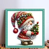 Christmas Tree Gnome - 11CT Stamped Cross Stitch - 40*40cm - Xmas