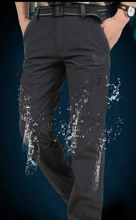Aonga Black Friday Sales New Tactical Pants Men Quick Dry Army Jogger Trousers Men Plus Size 4XL Multi Pocket Military Black Men's Cargo Pants Breathable aonga