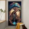>SALE<Full Embroidery Eco-cotton Thread 161CT Printed Large Tree Cross Stitch 40x70cm