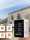6 in 1 CO2 TVOC HCHO PM2.5 Detector LCD Digital Temperature Humidity Tester