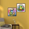 Combo Kit（2PCS)-Diamond Painting-DIY DIY Full Round Drill Frog (30*30CM)