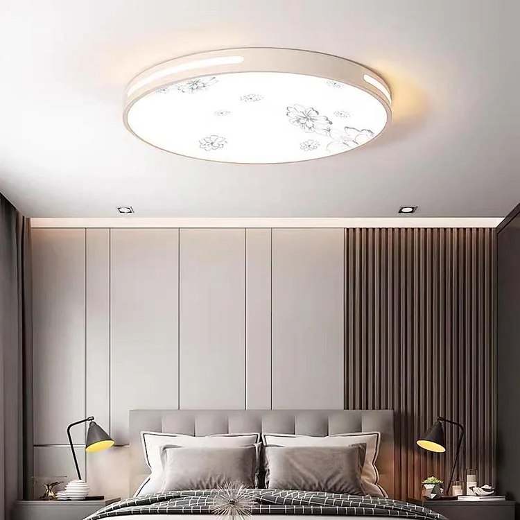 Circle Plants Image Flush Mount Kitchen Lighting Dining Room Lighting Ceiling Light - Appledas