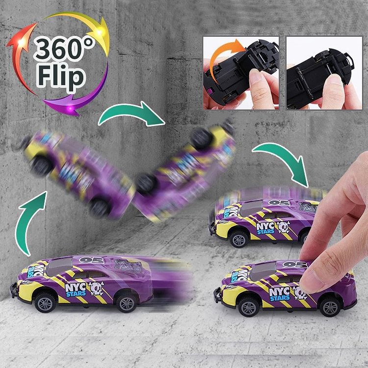 Children's Stunt Alloy 360 Flip Toy Car