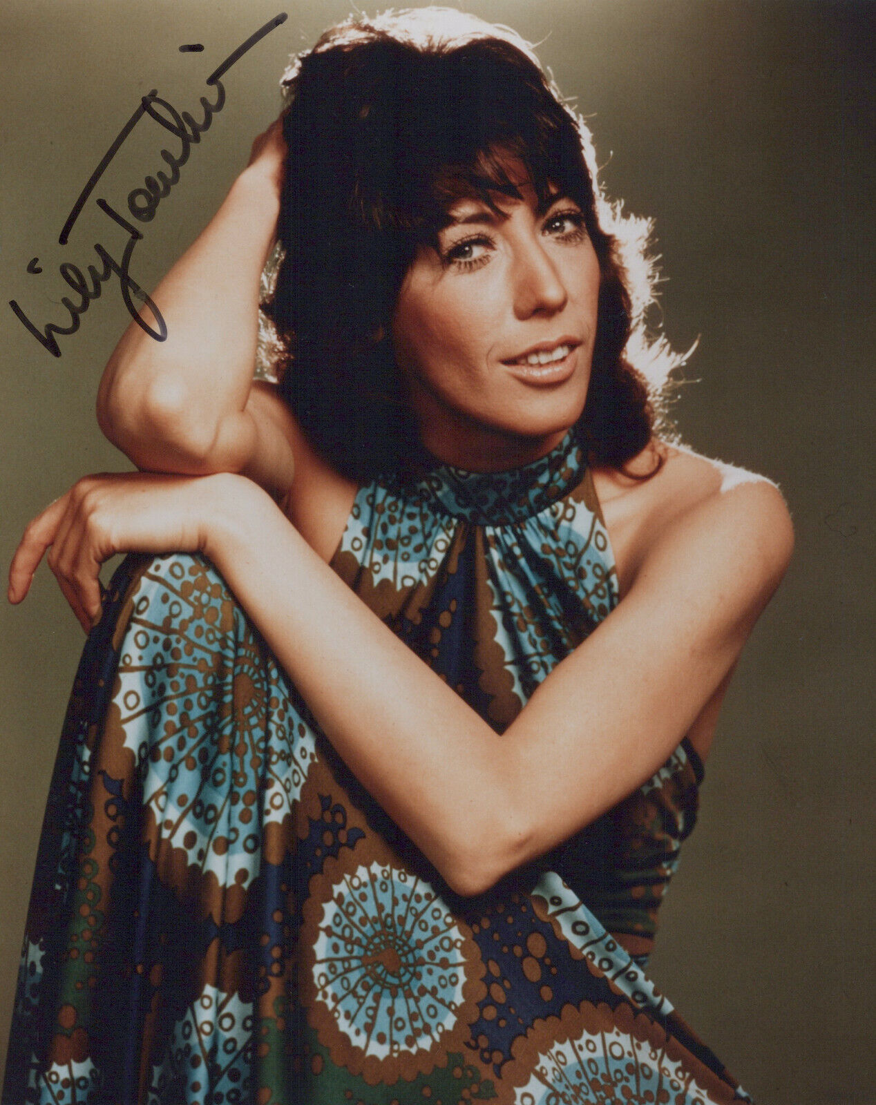 Lily Tomlin signed 8x10 Photo Poster painting in-person