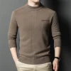 100% pure wool half turtleneck sweater