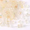 7mm Gradient Crystal Glass Cube Beads DIY Jewelry